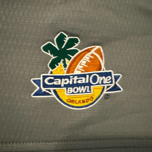 Under Armour Univ of SC Capital One Bowl Grey Full Zip Fleece Lined Jacket Large - Picture 5 of 11